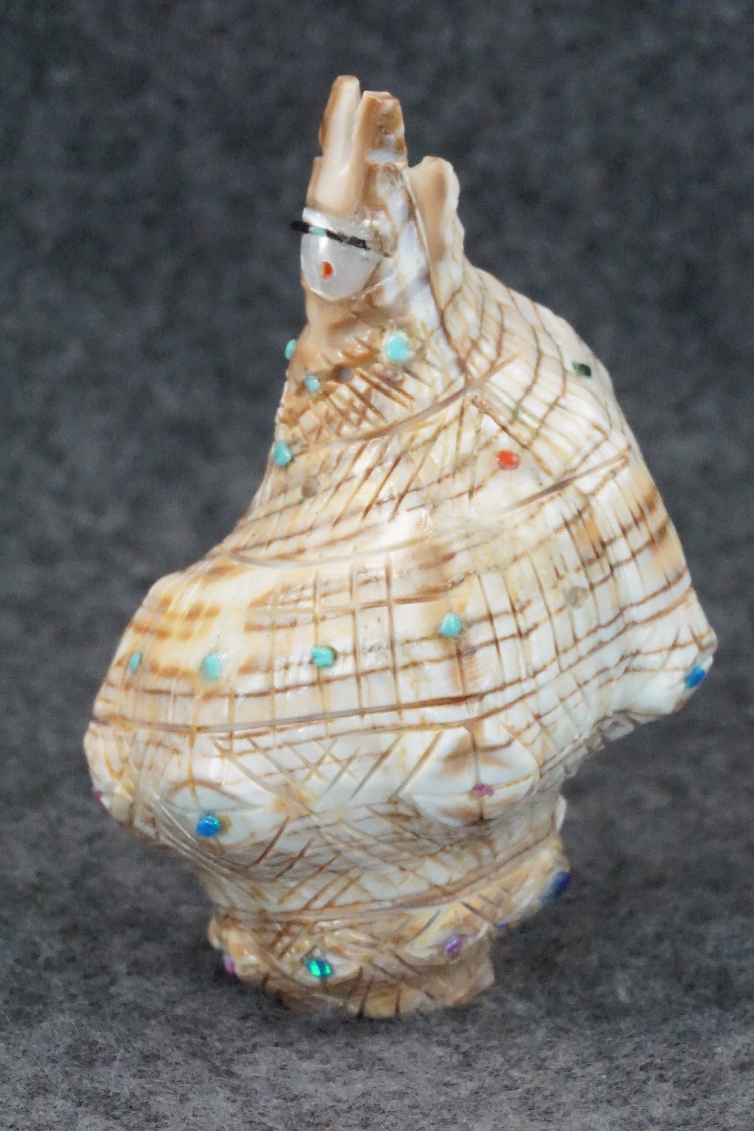 Corn Maiden Zuni Fetish Carving - Carl Etsate