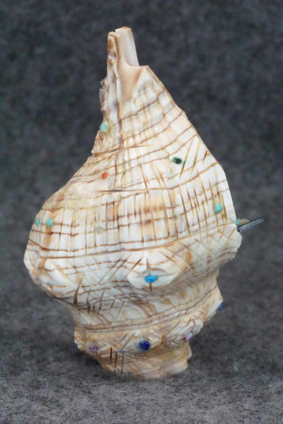 Corn Maiden Zuni Fetish Carving - Carl Etsate