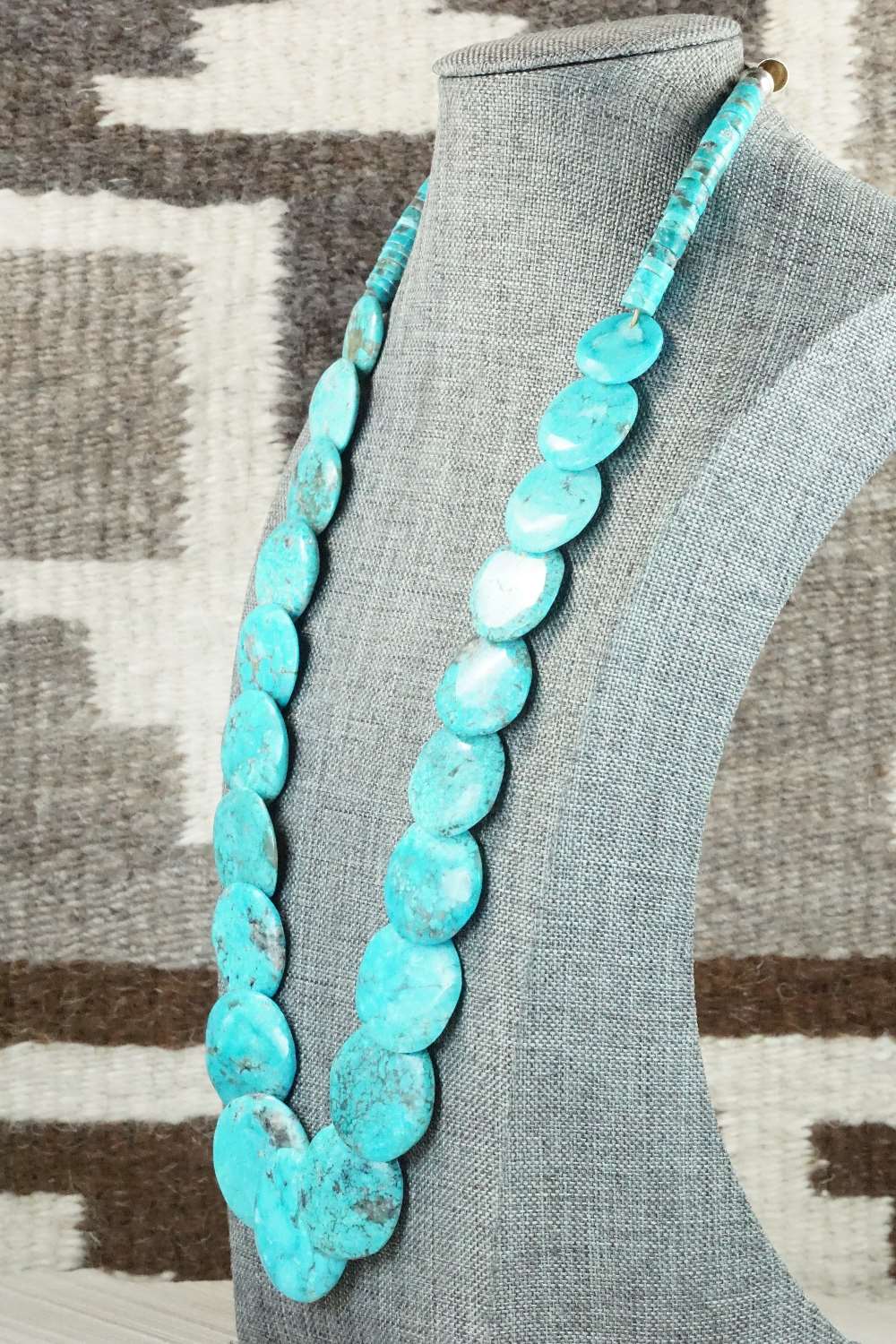 Turquoise & Sterling Silver Necklace - Joann Garcia