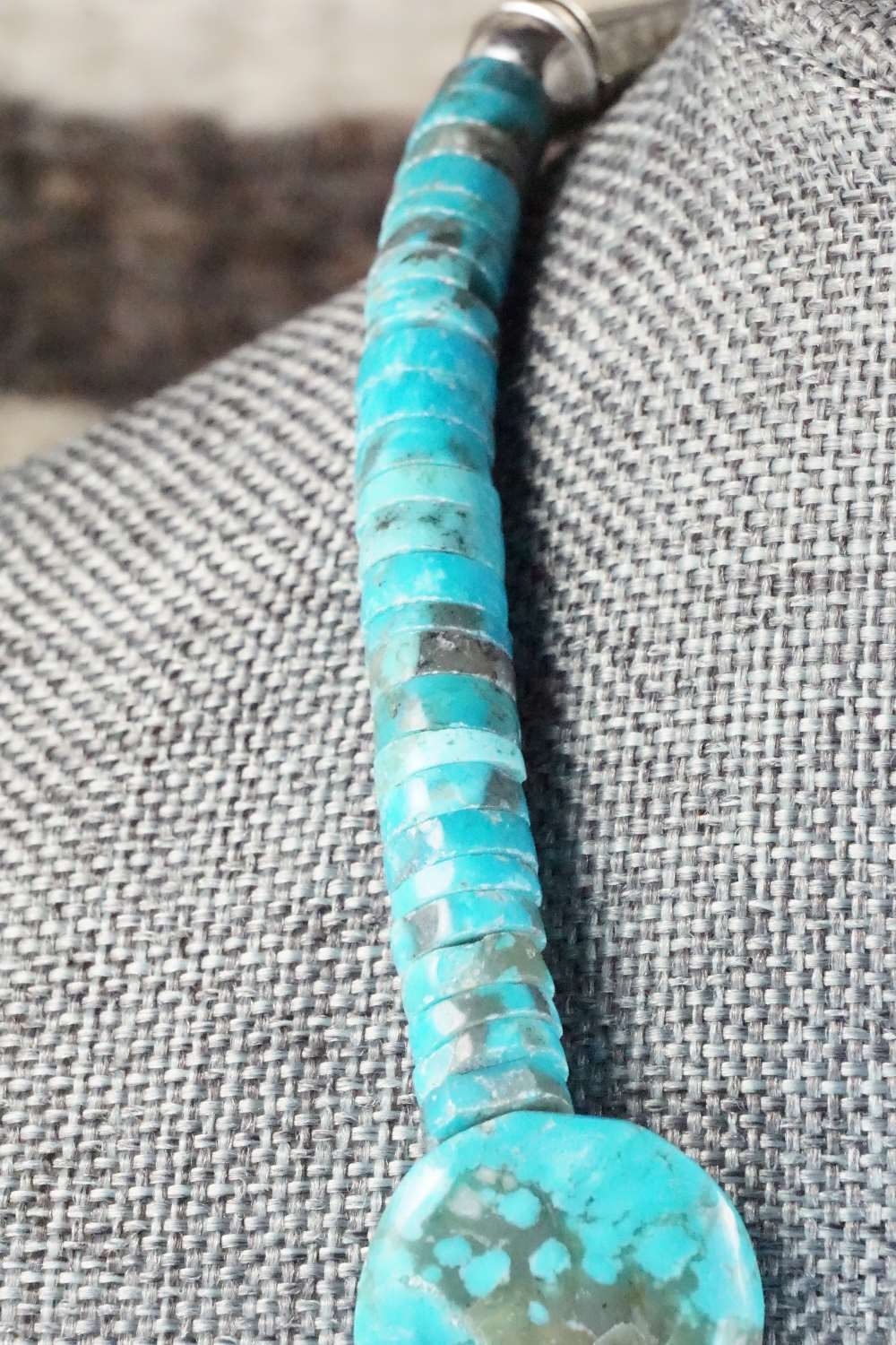 Turquoise & Sterling Silver Necklace - Joann Garcia