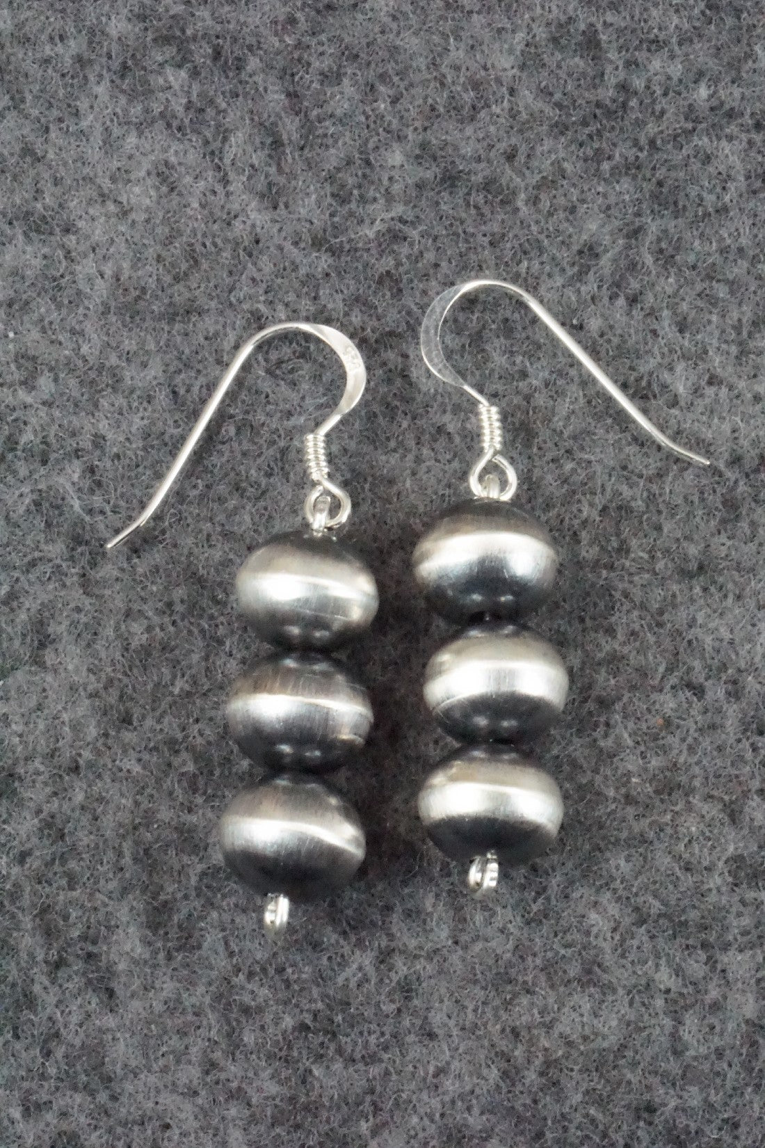 Sterling Silver Navajo Pearl Earrings - Preston Haley