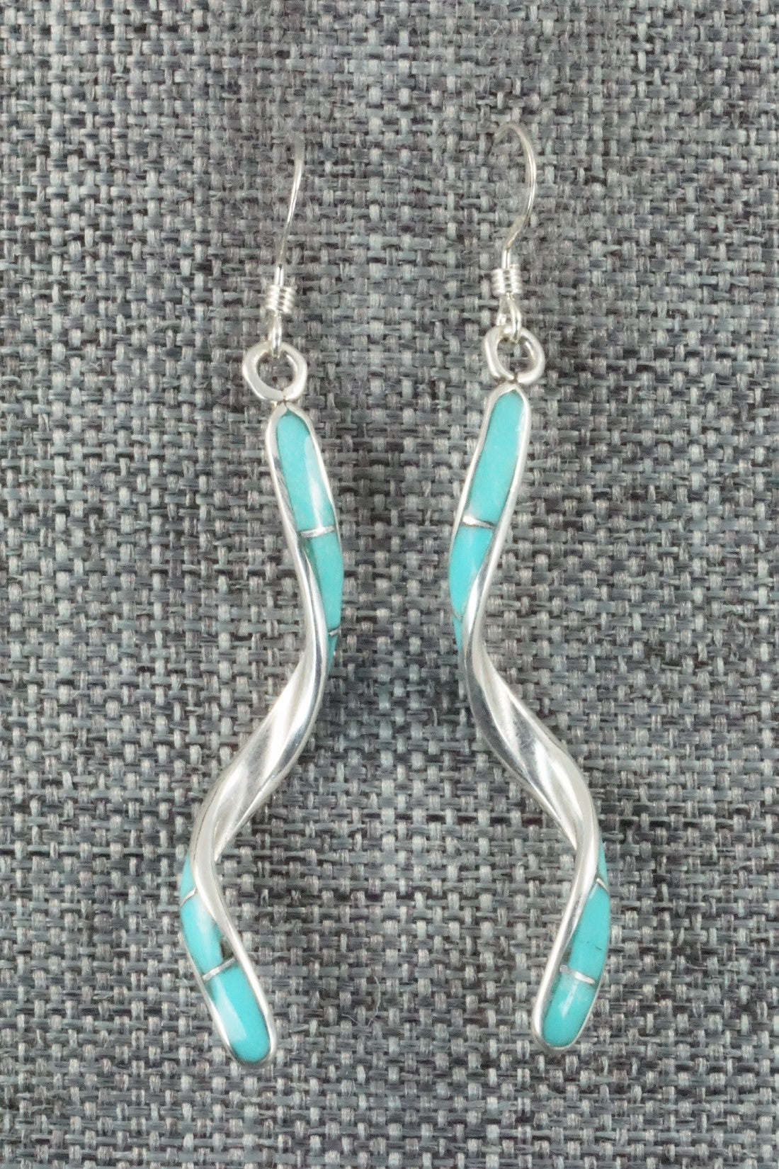 Turquoise & Sterling Silver Earrings - Ira Johnson