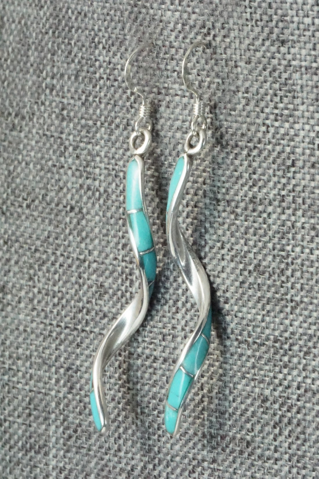 Turquoise & Sterling Silver Earrings - Ira Johnson