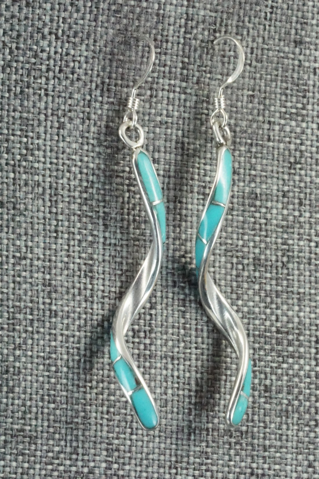 Turquoise & Sterling Silver Earrings - Ira Johnson