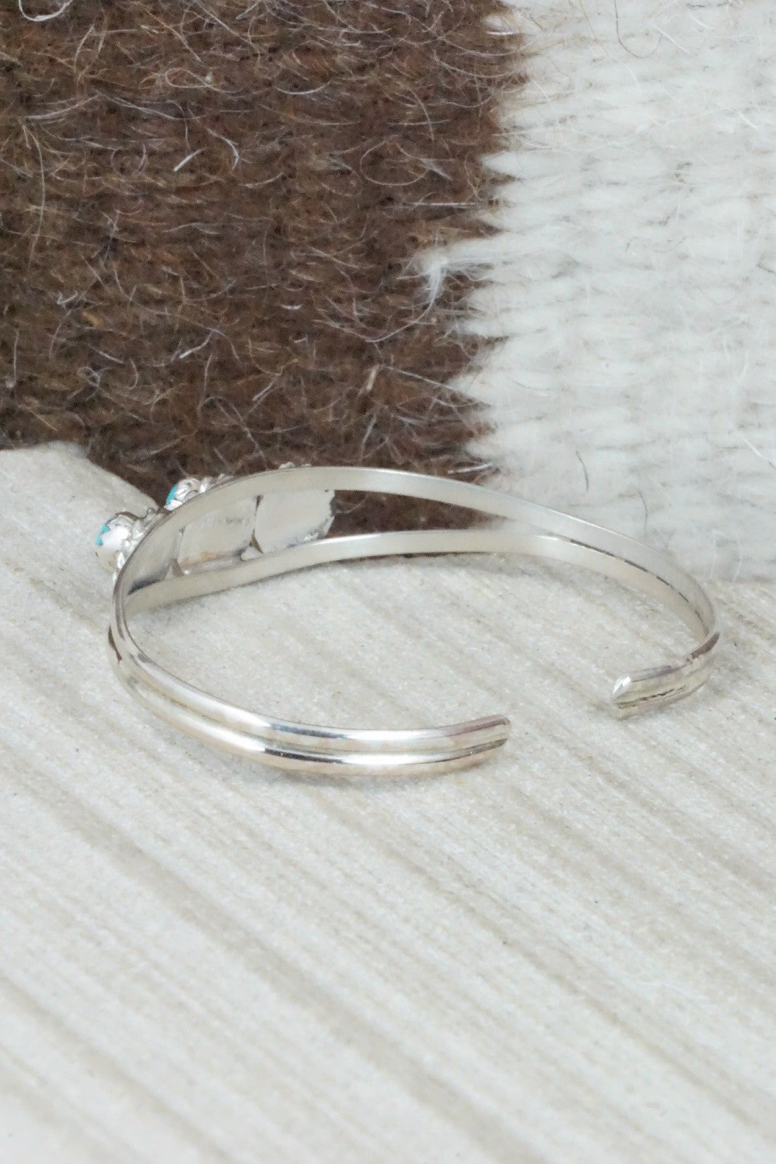 Turquoise & Sterling Silver Bracelet - Elton Cadman