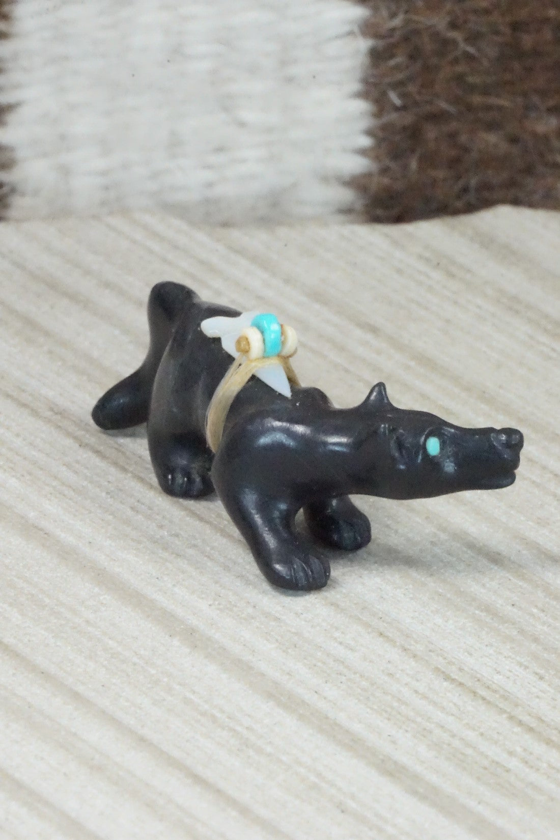 Wolf Zuni Fetish Carving - Albert Eustace