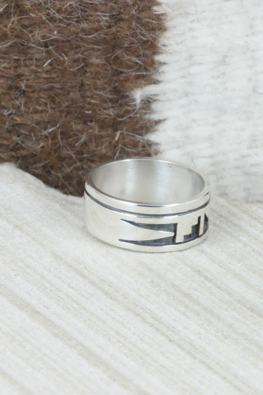 Sterling Silver Ring - Timothy Mowa - Size 10