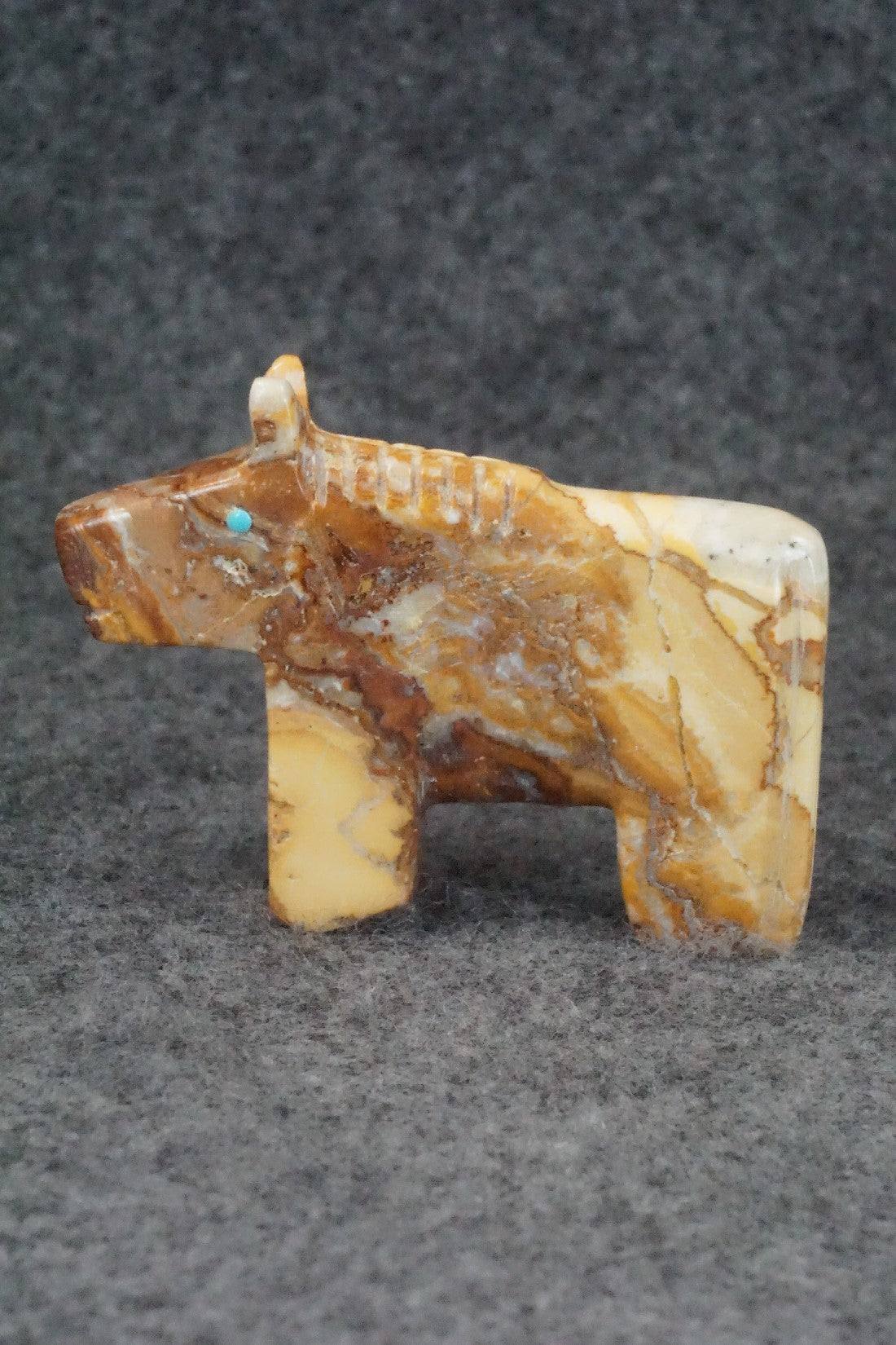 Horse Zuni Fetish Carving - Reynold Lunasee