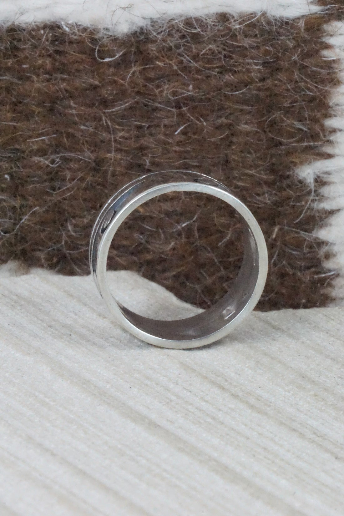 Sterling Silver Ring - Timothy Mowa - Size 9.5