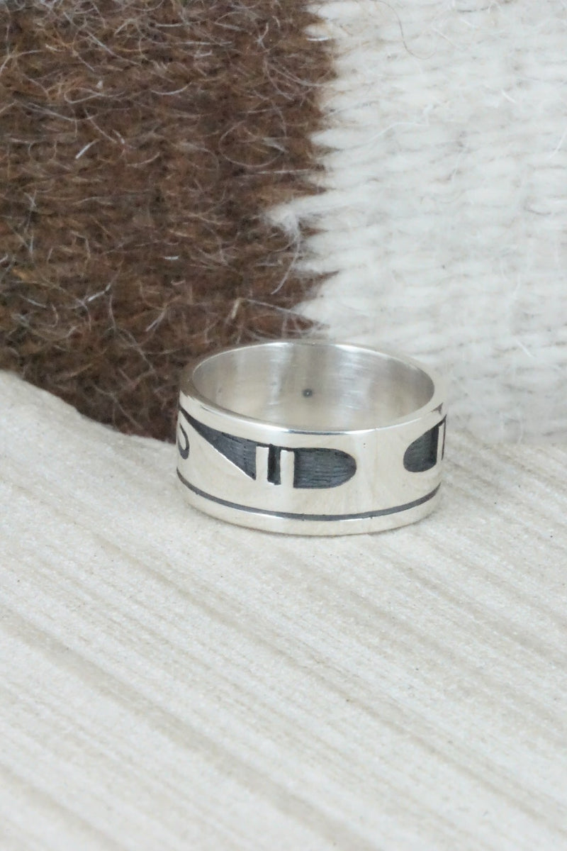Sterling Silver Ring - Timothy Mowa - Size 9.5