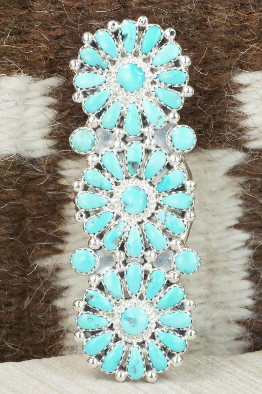 Turquoise & Sterling Silver Ring - Saraphina Wilson - Size 7