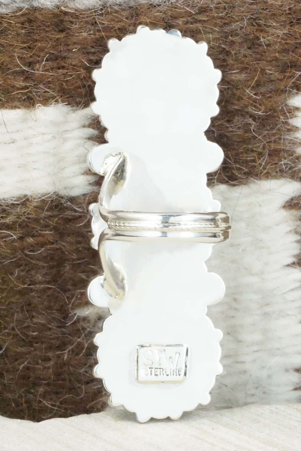 Turquoise & Sterling Silver Ring - Saraphina Wilson - Size 7