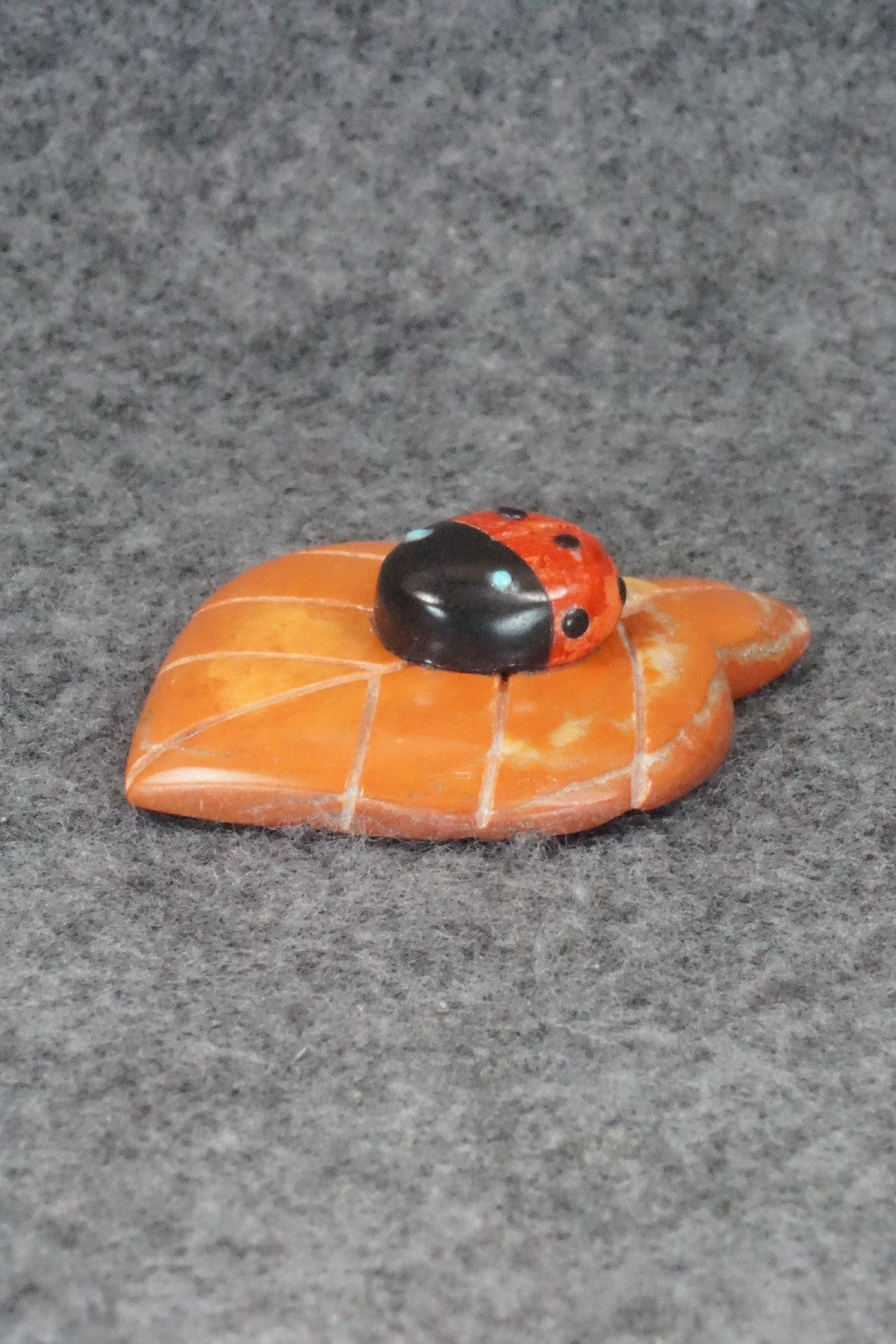 Lady Bug Zuni Fetish Carving - Reynold Lunasee