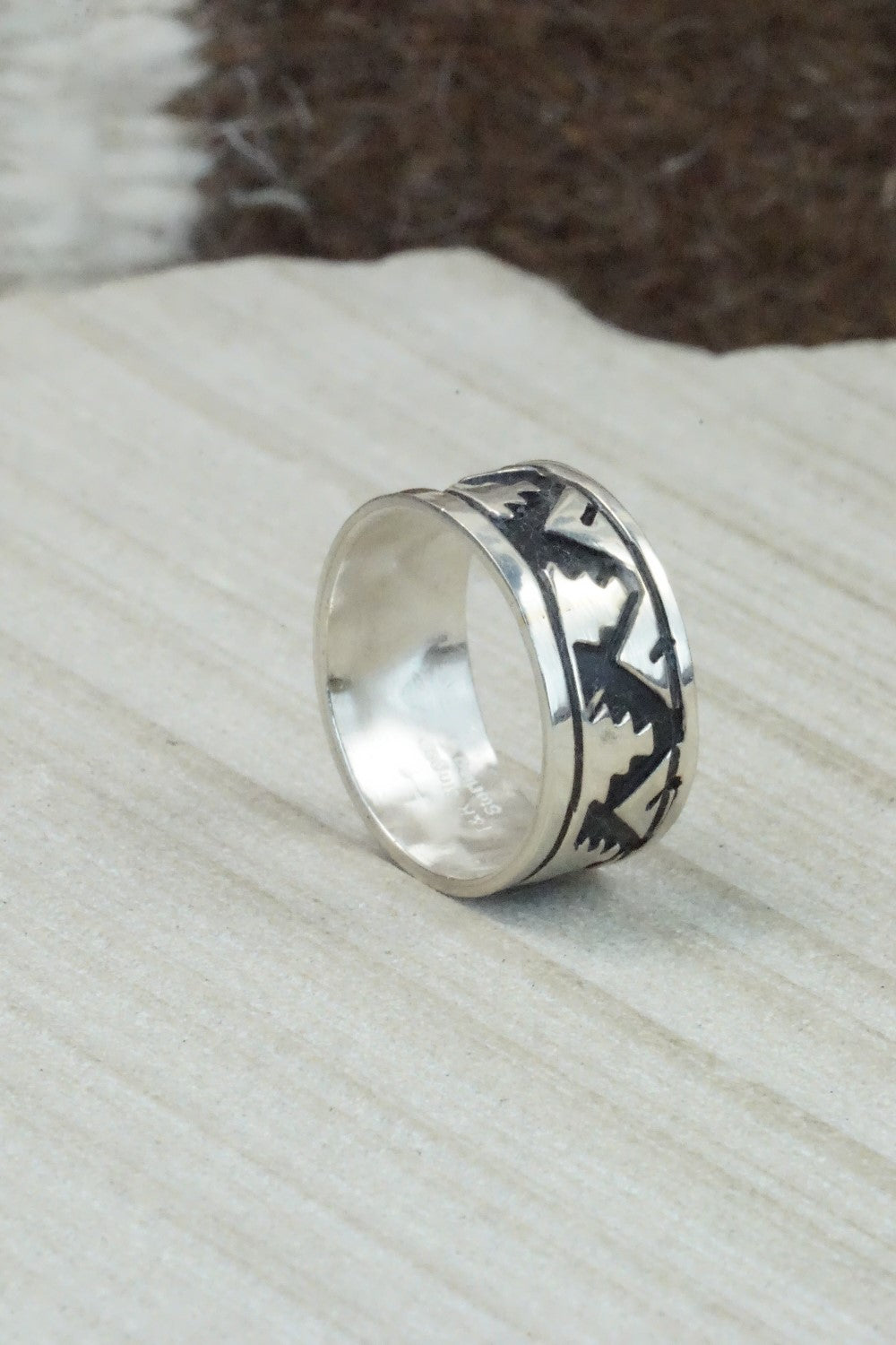 Sterling Silver Ring - Rosita Singer - Size 8.5