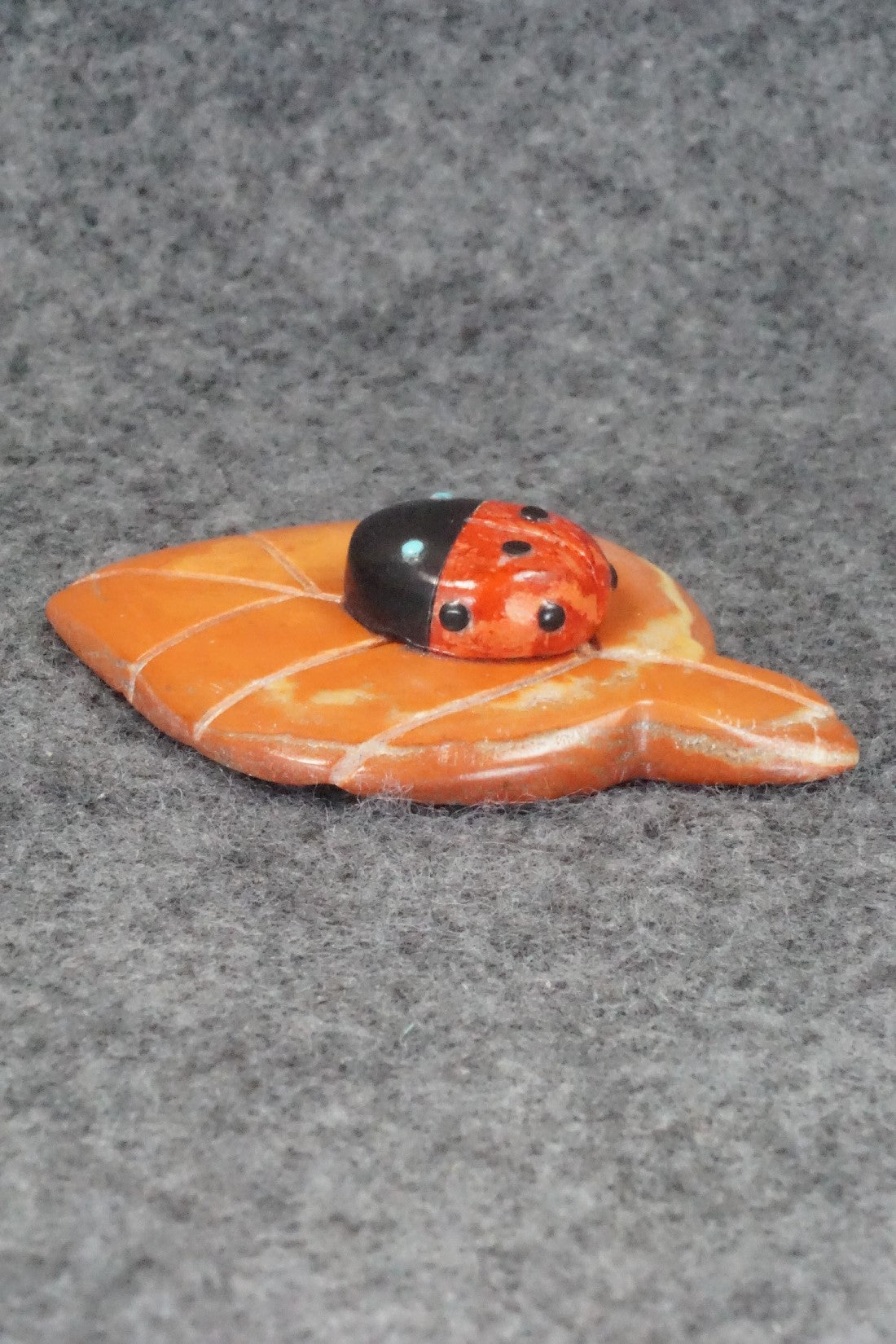 Lady Bug Zuni Fetish Carving - Reynold Lunasee