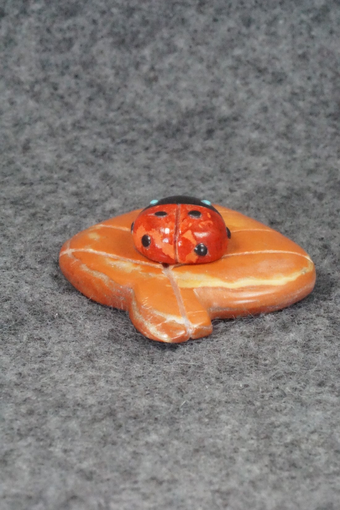 Lady Bug Zuni Fetish Carving - Reynold Lunasee