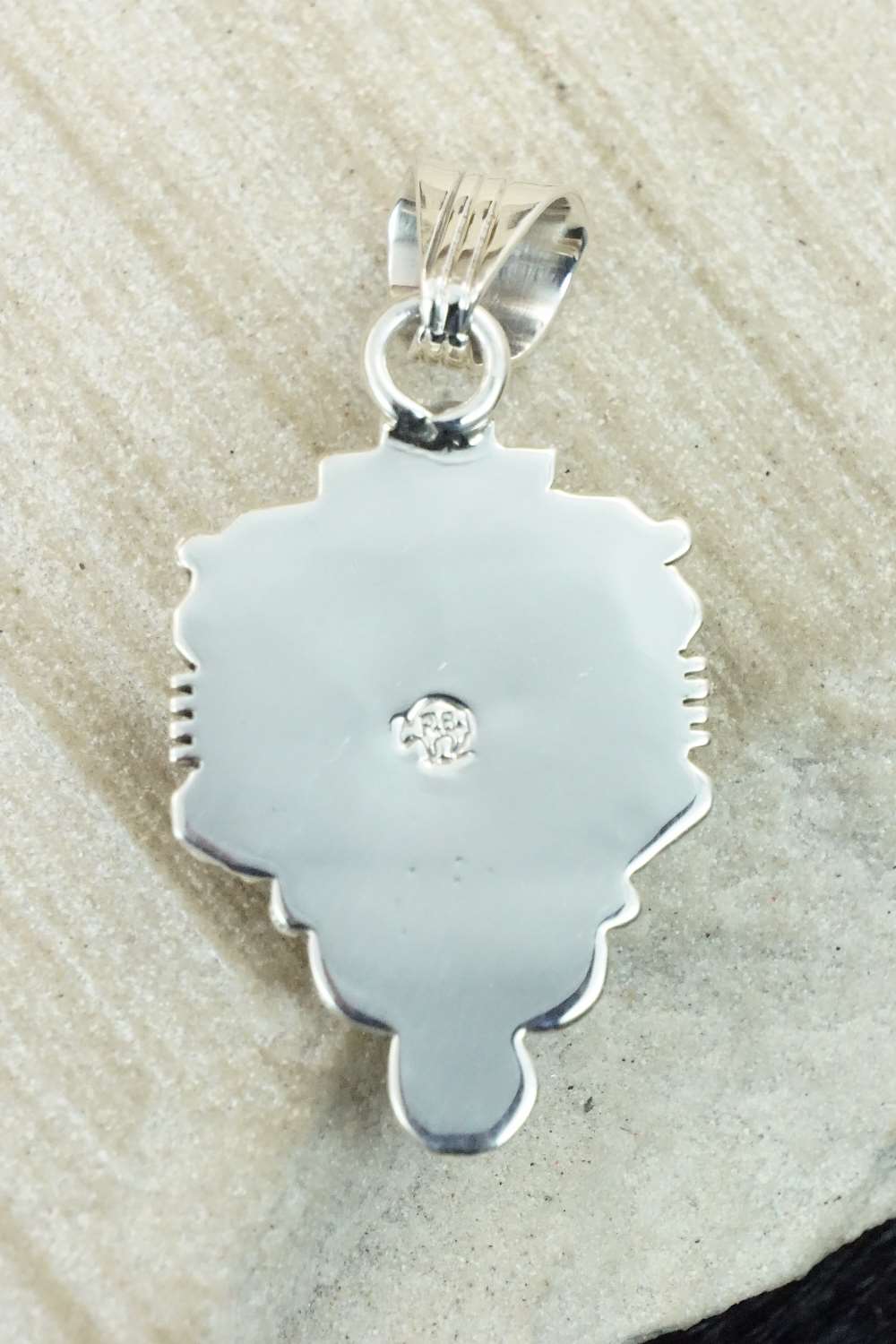 Onyx & Sterling Silver Pendant - Daniel Benally