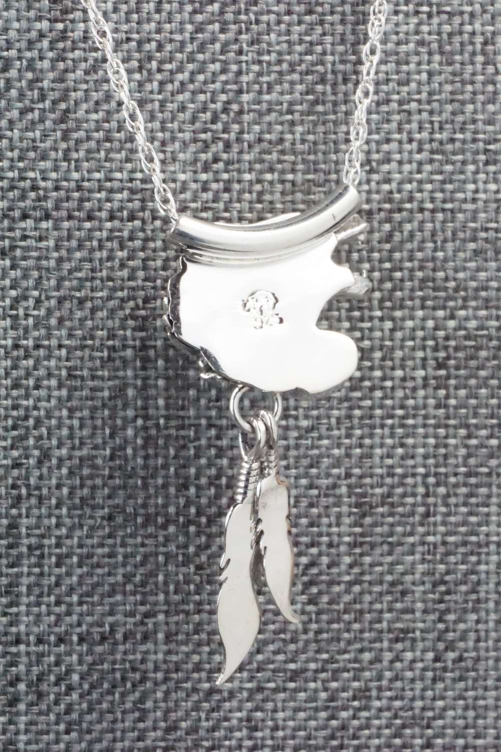 Turquoise & Sterling Silver Necklace - Lee Shorty