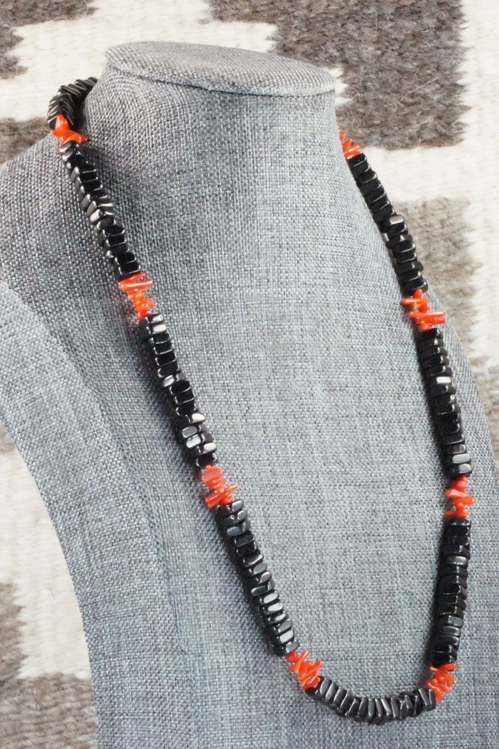 Agate & Coral Necklace - Doreen Jake