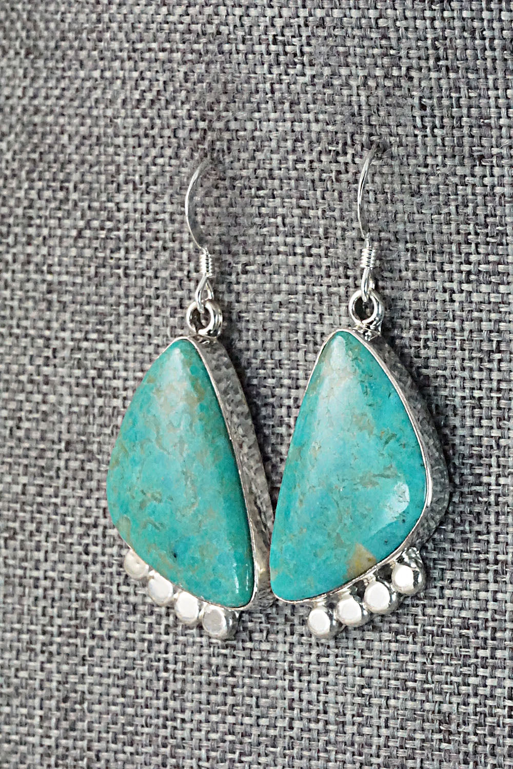 Turquoise and Sterling Silver Earrings - Sharon McCarthy