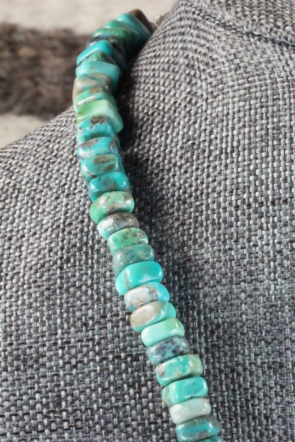 Turquoise & Sterling Silver Necklace - Doreen Jake