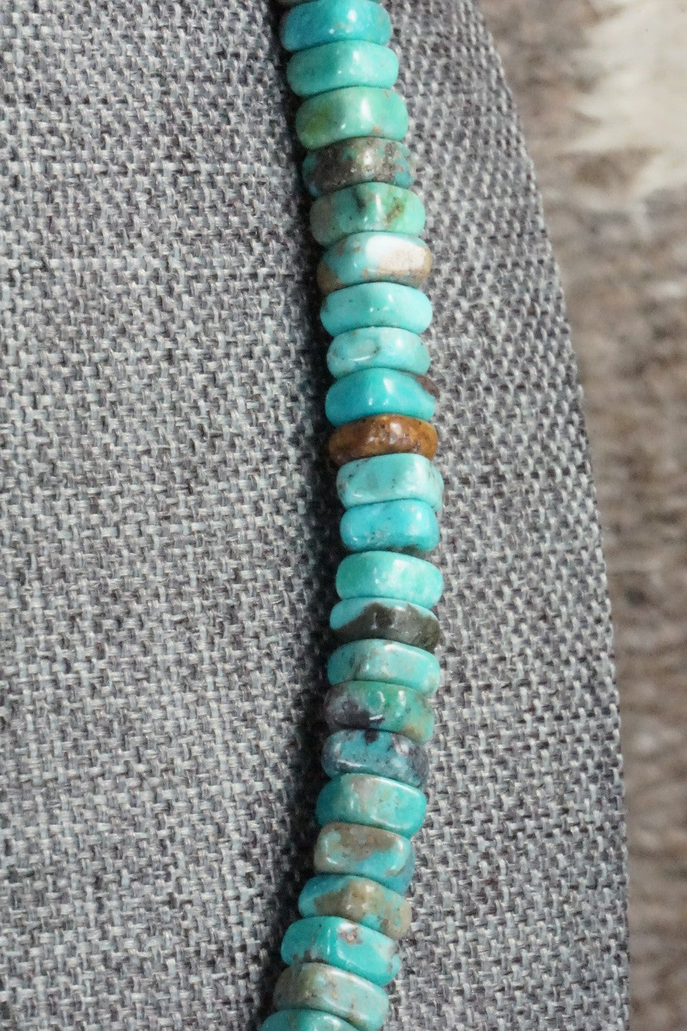 Turquoise & Sterling Silver Necklace - Doreen Jake