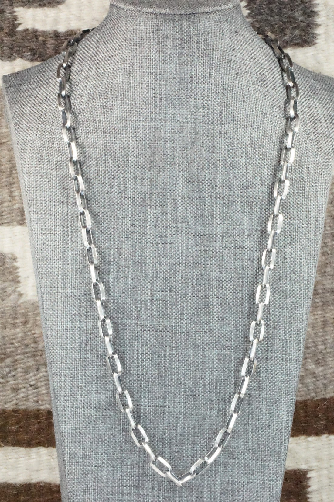 Sterling Silver Chain Necklace - Lawrence Yazzie