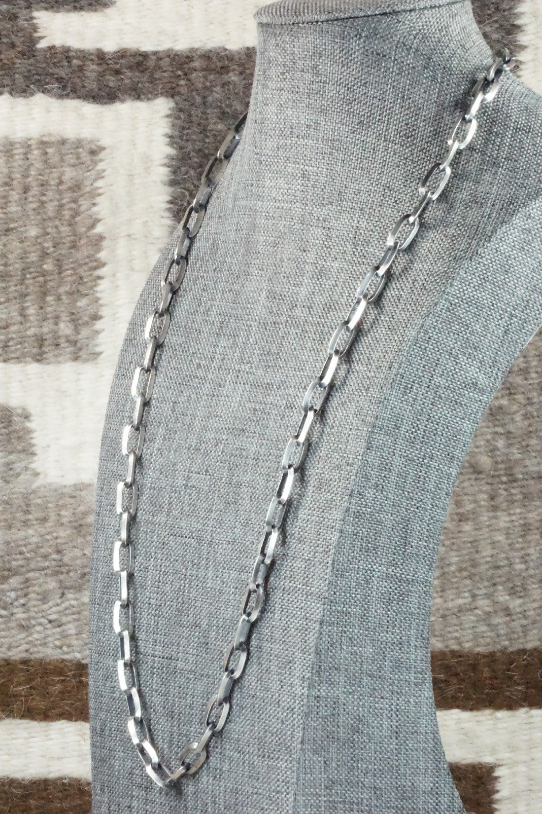 Sterling Silver Chain Necklace - Lawrence Yazzie