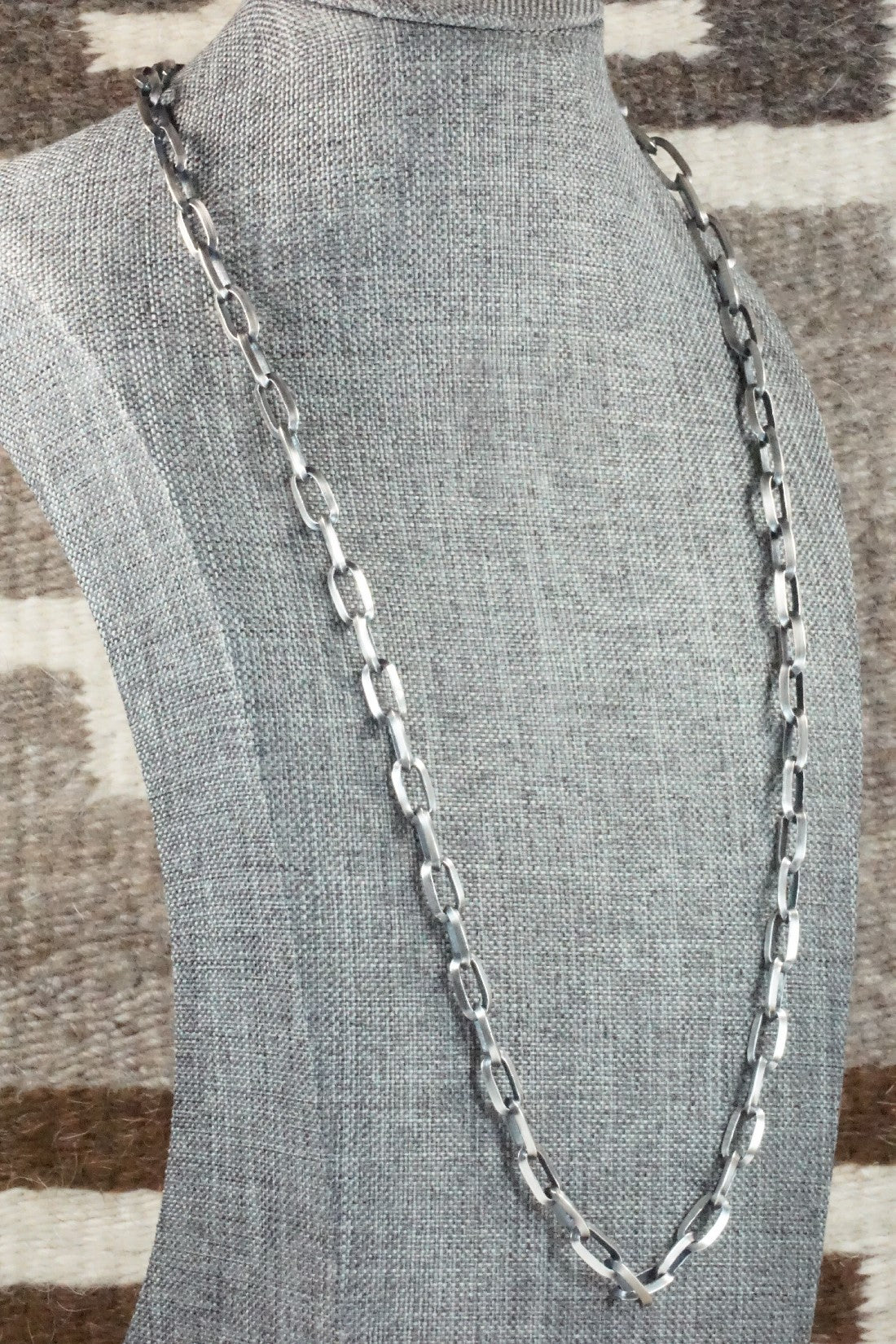 Sterling Silver Chain Necklace - Lawrence Yazzie