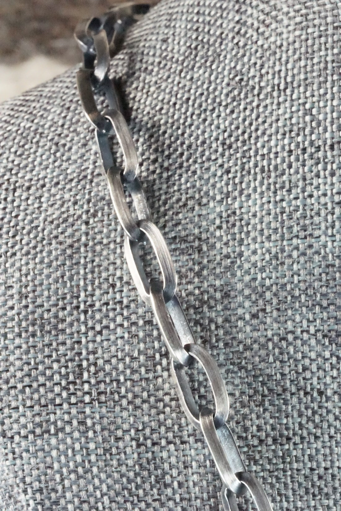Sterling Silver Chain Necklace - Lawrence Yazzie