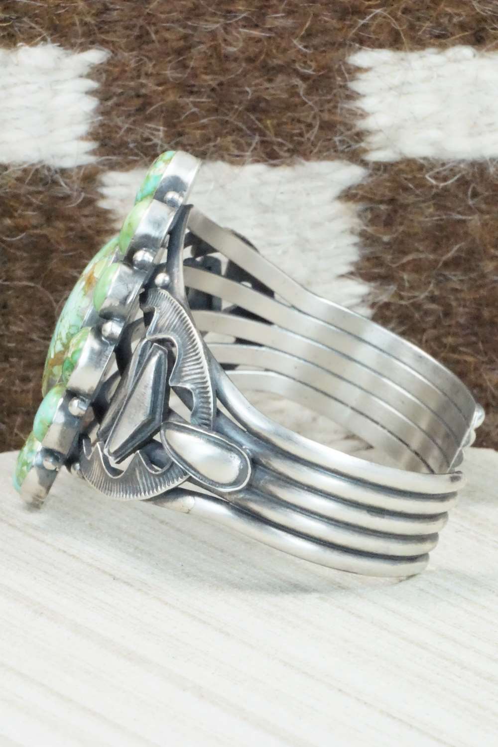 Turquoise & Sterling Silver Bracelet - Derrick Gordon