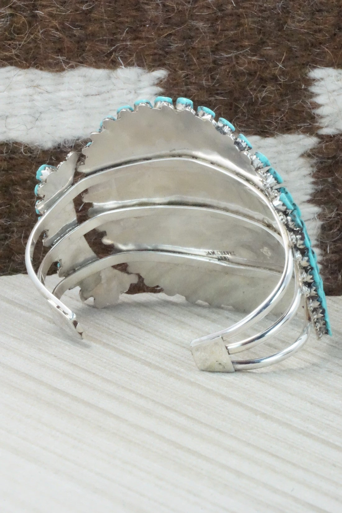 Turquoise & Sterling Silver Bracelet - Merlinda Chavez