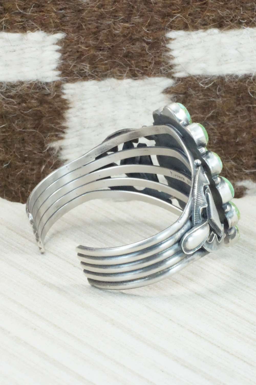 Turquoise & Sterling Silver Bracelet - Derrick Gordon