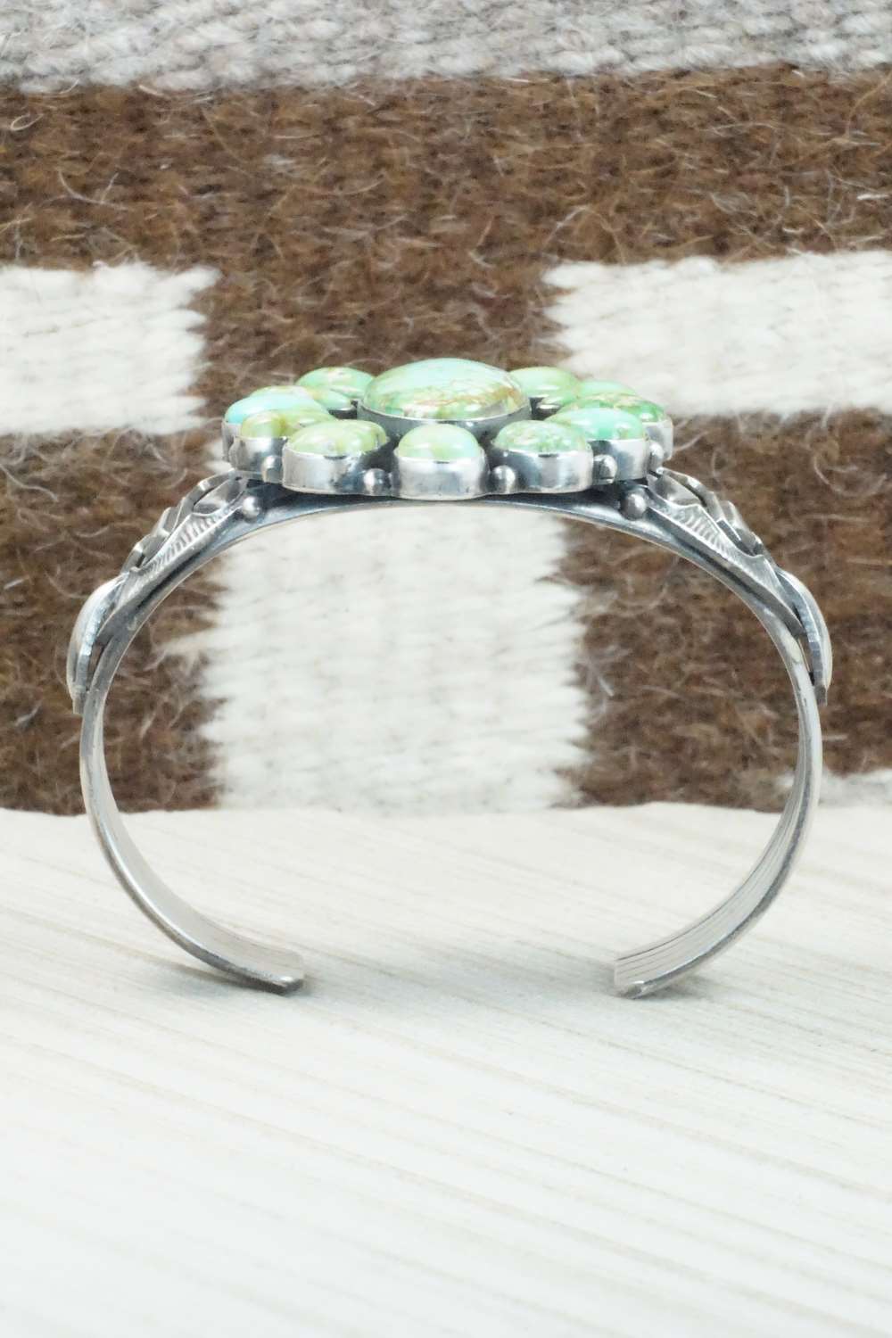 Turquoise & Sterling Silver Bracelet - Derrick Gordon