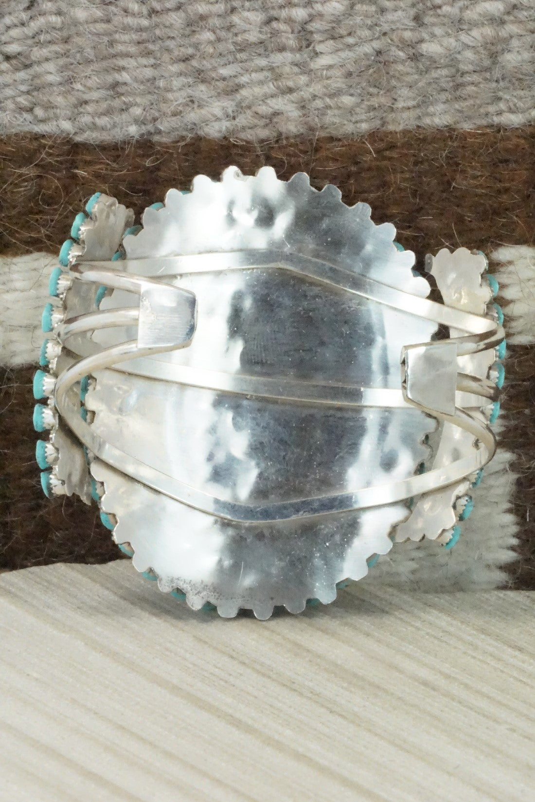 Turquoise & Sterling Silver Bracelet - Merlinda Chavez