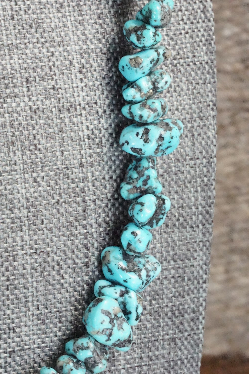 Turquoise & Sterling Silver Necklace - Louise Joe