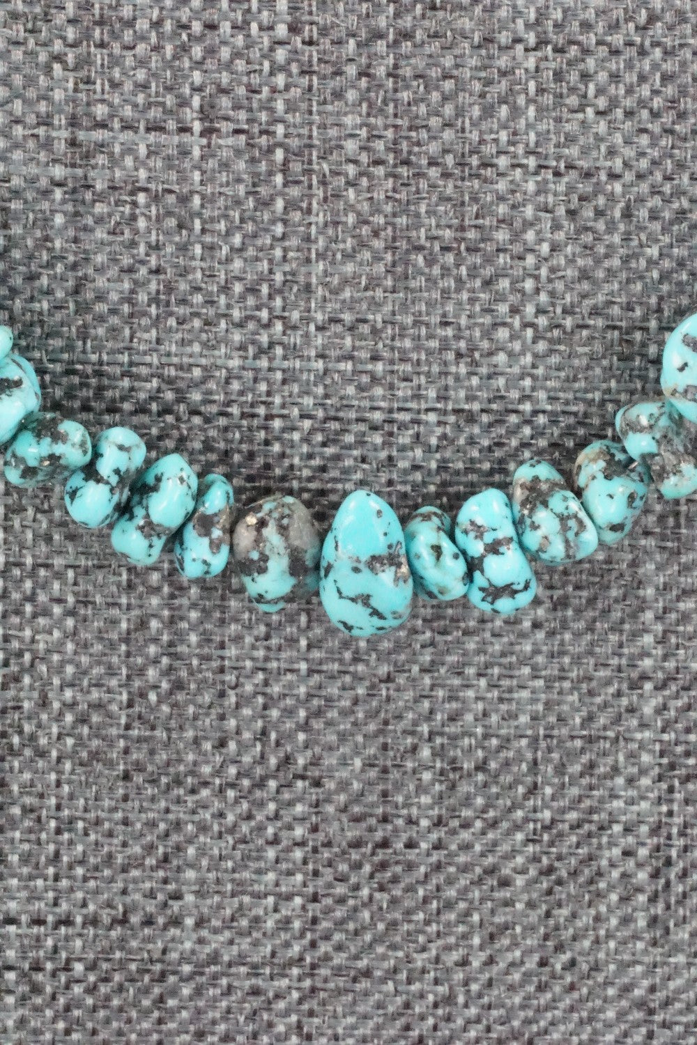 Turquoise & Sterling Silver Necklace - Louise Joe