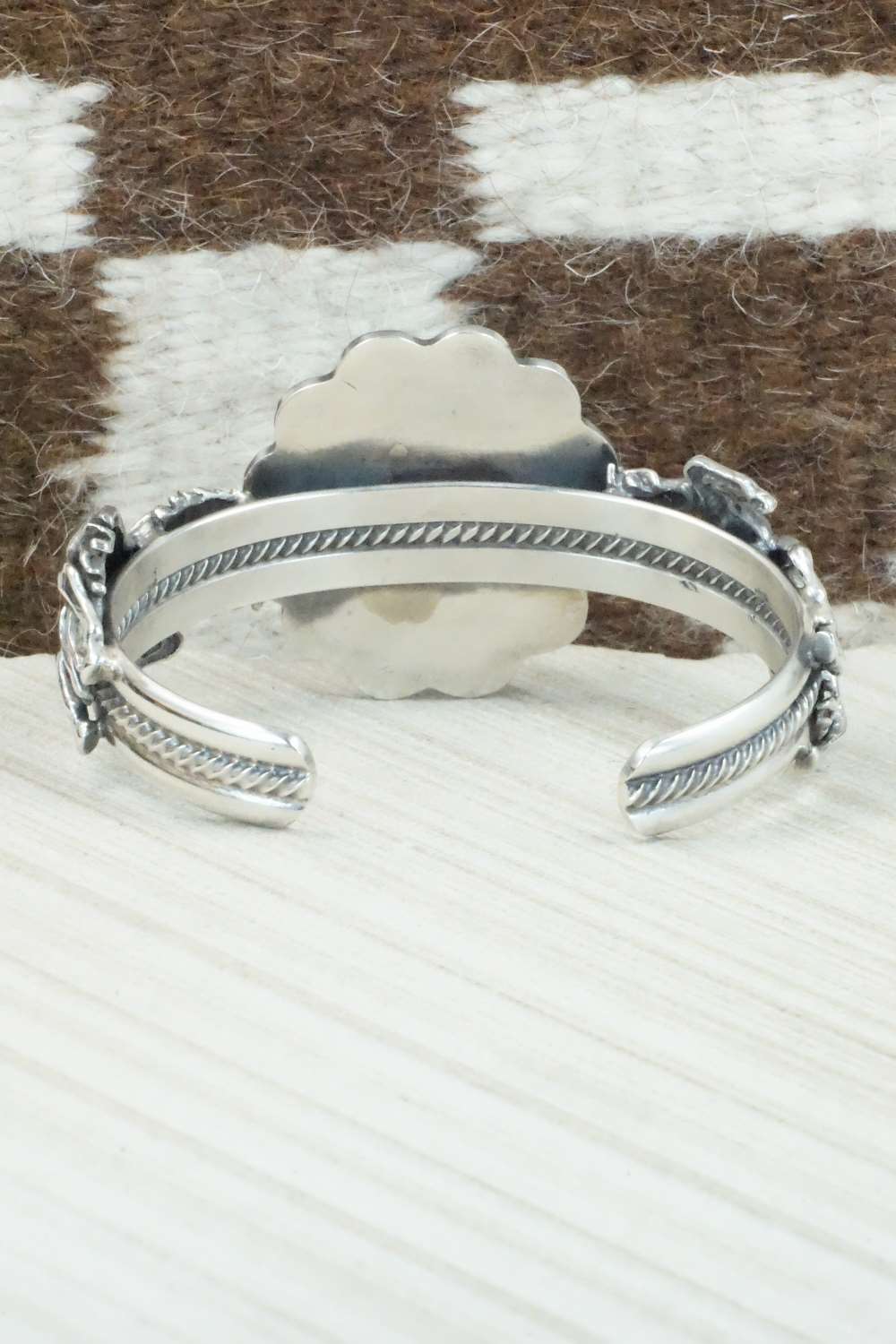 Turquoise & Sterling Silver Bracelet - Navajo