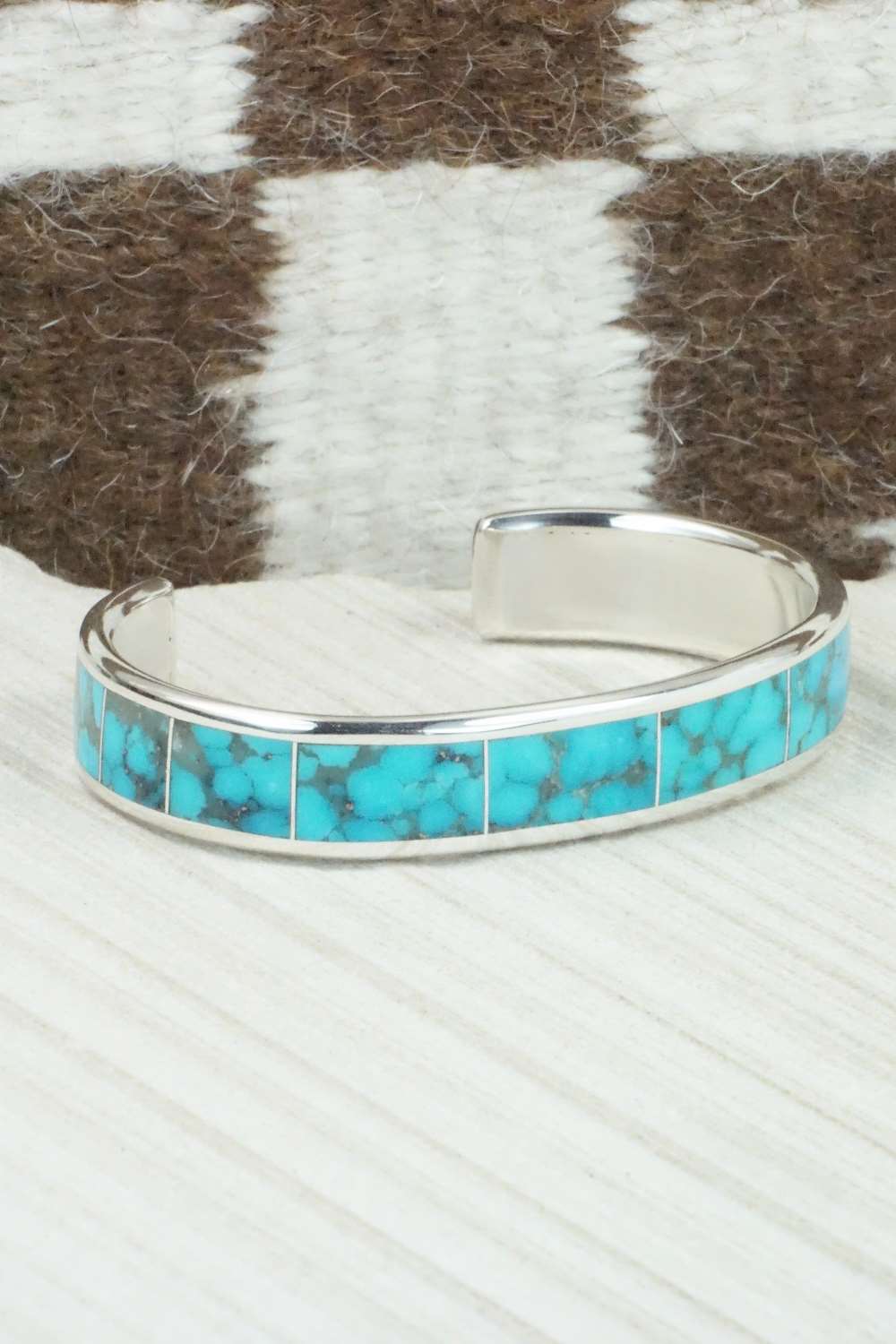 Turquoise & Sterling Silver Bracelet - Larry Loretto