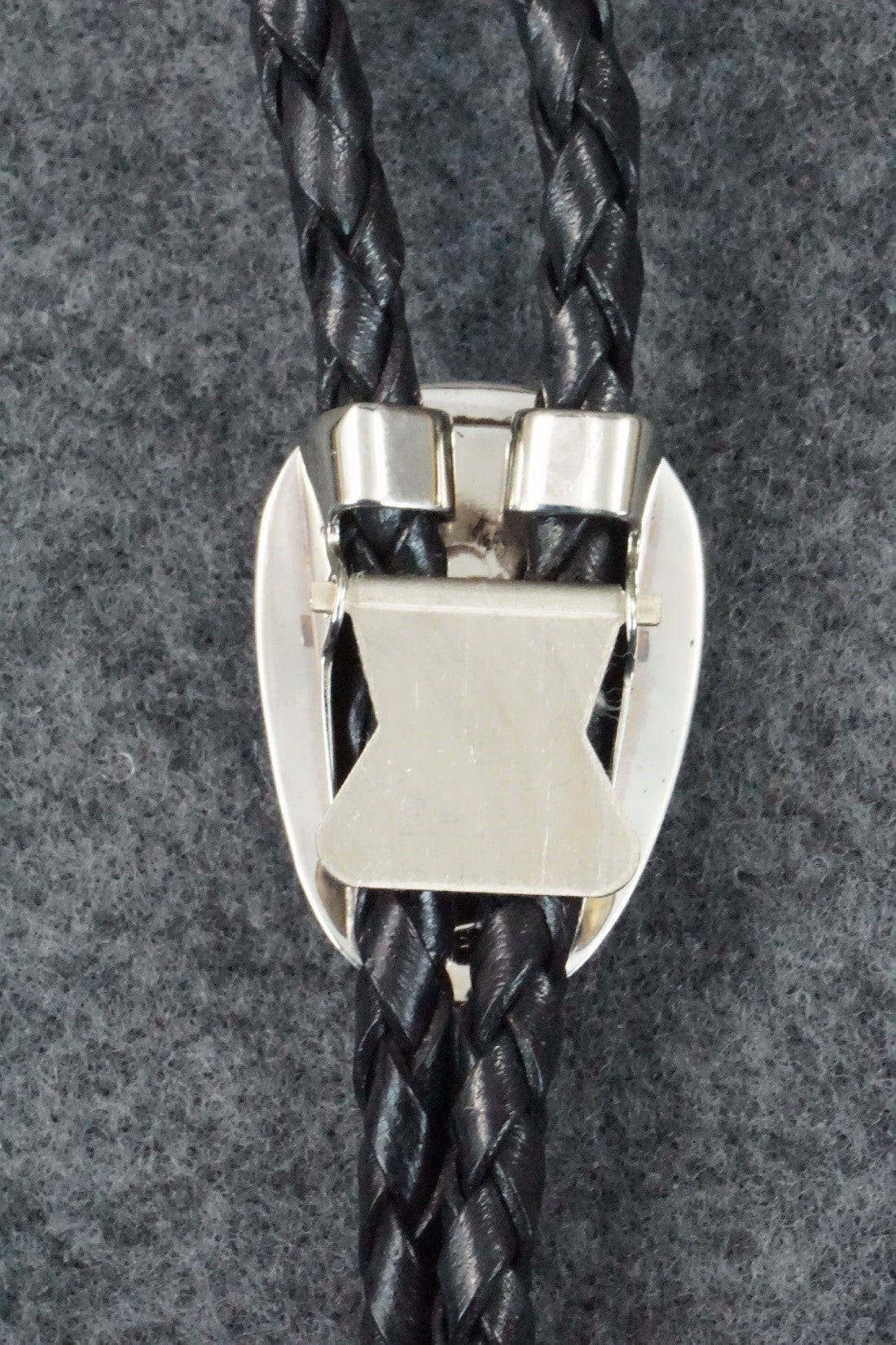 Turquoise, Coral & Sterling Silver Bolo Tie - Joann Silver