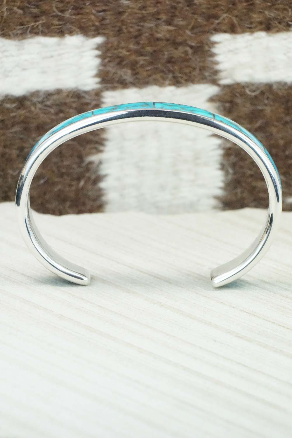 Turquoise & Sterling Silver Bracelet - Larry Loretto