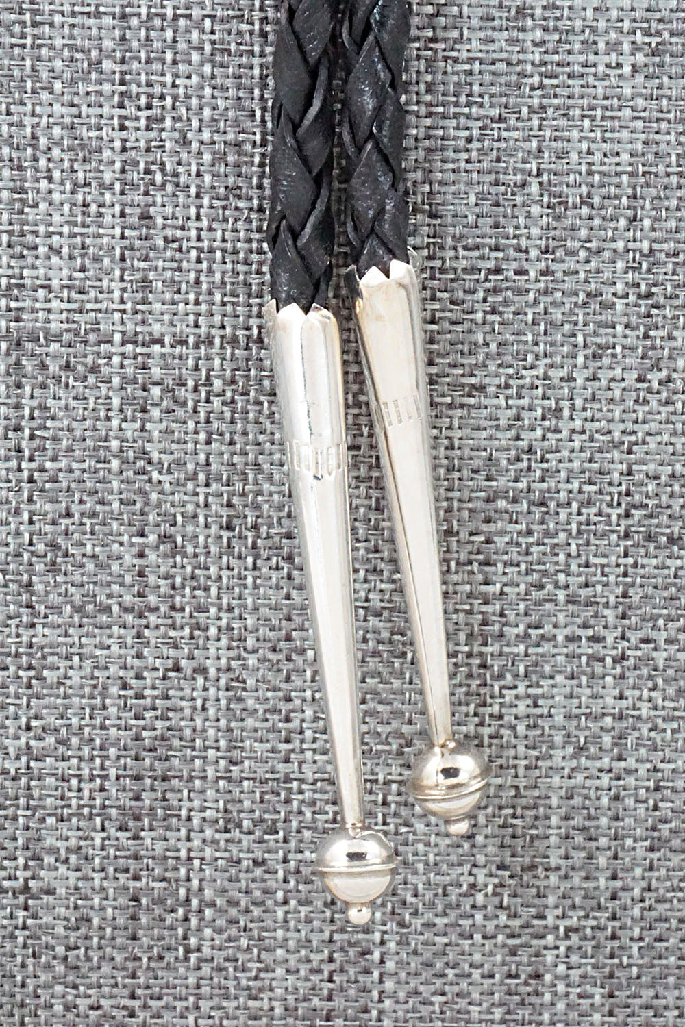 Turquoise & Sterling Silver Bolo Tie - Wilbert Muskett Sr.