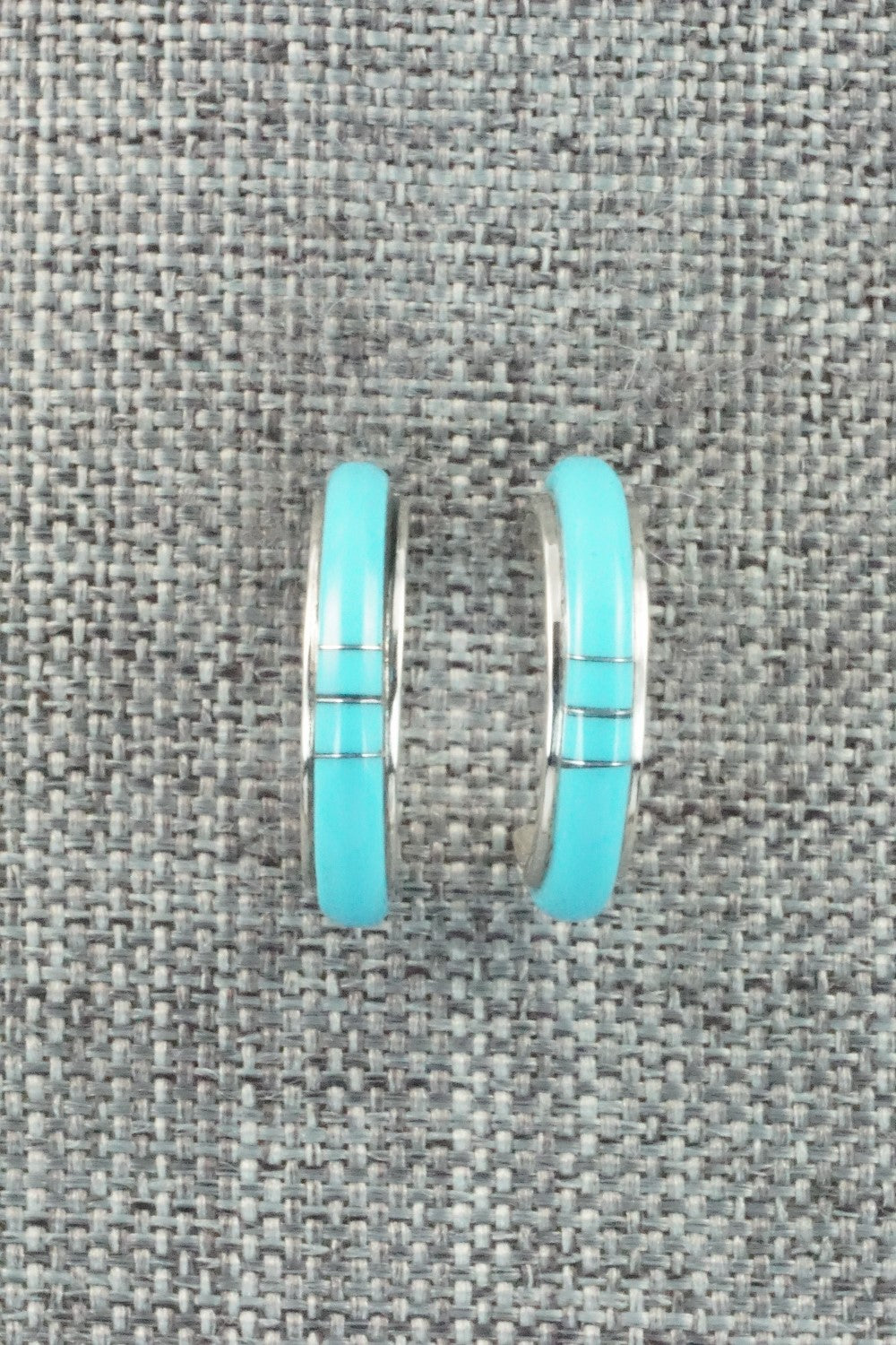Turquoise & Sterling Silver Earrings - Bryan Sandoval