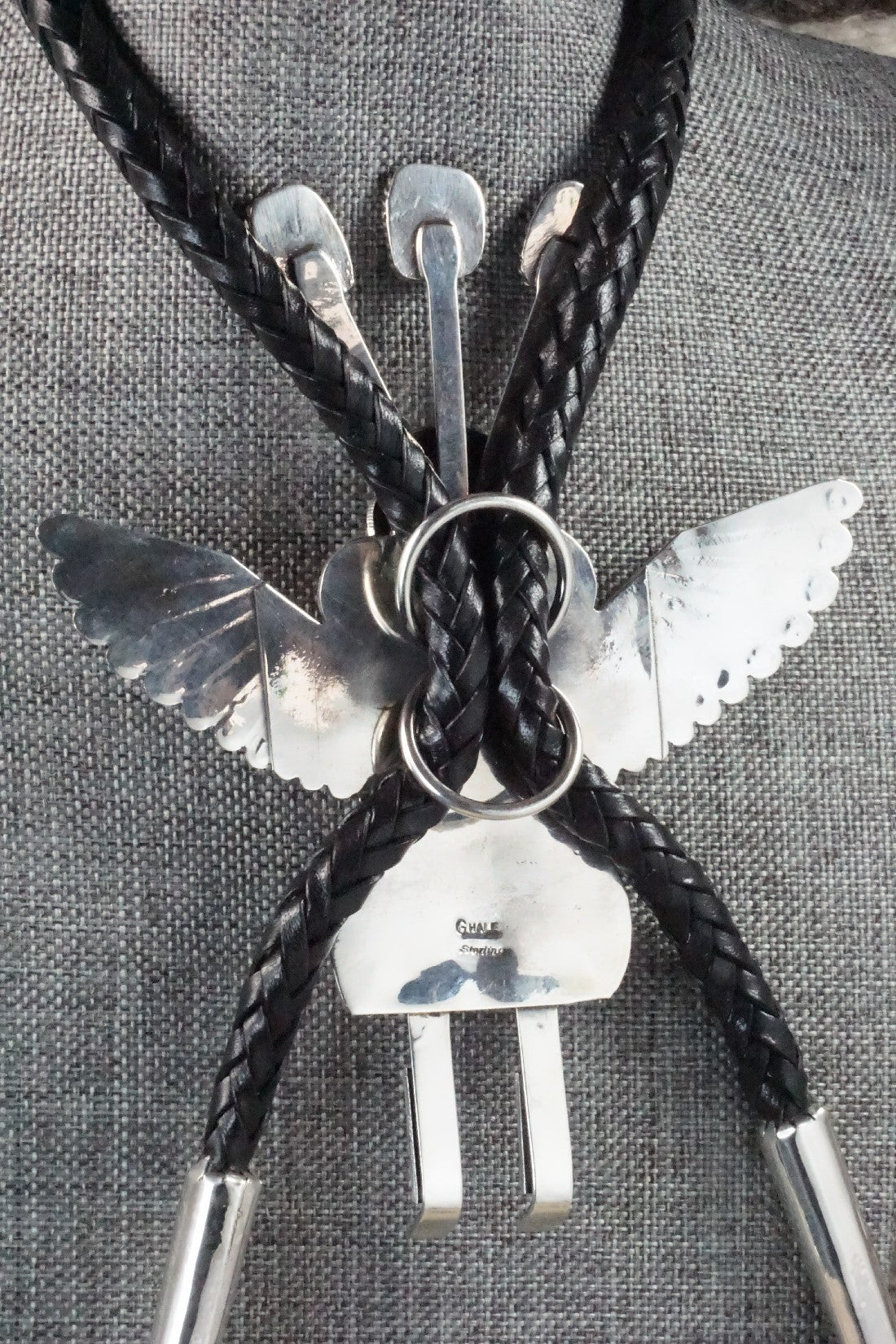 Turquoise & Sterling Silver Bolo Tie - Garrett Hale