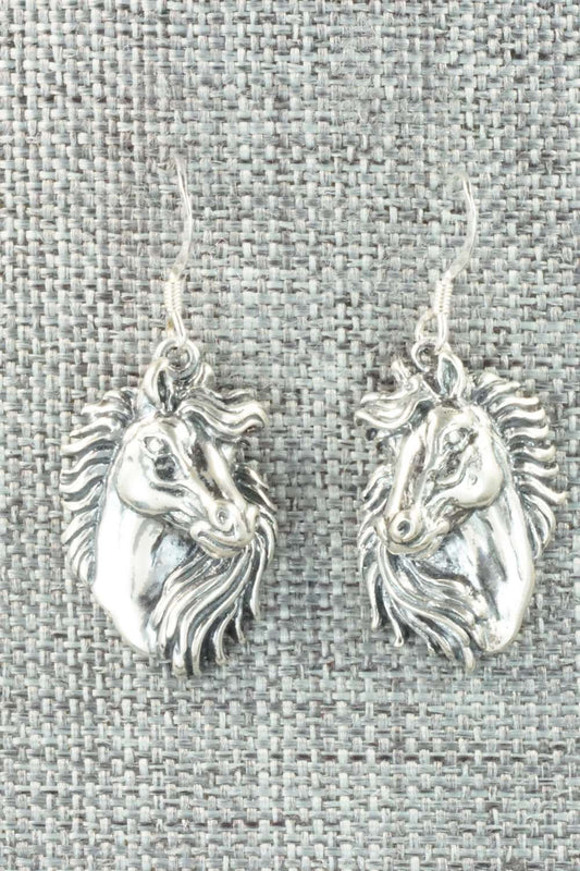 Sterling Silver Earrings - Navajo