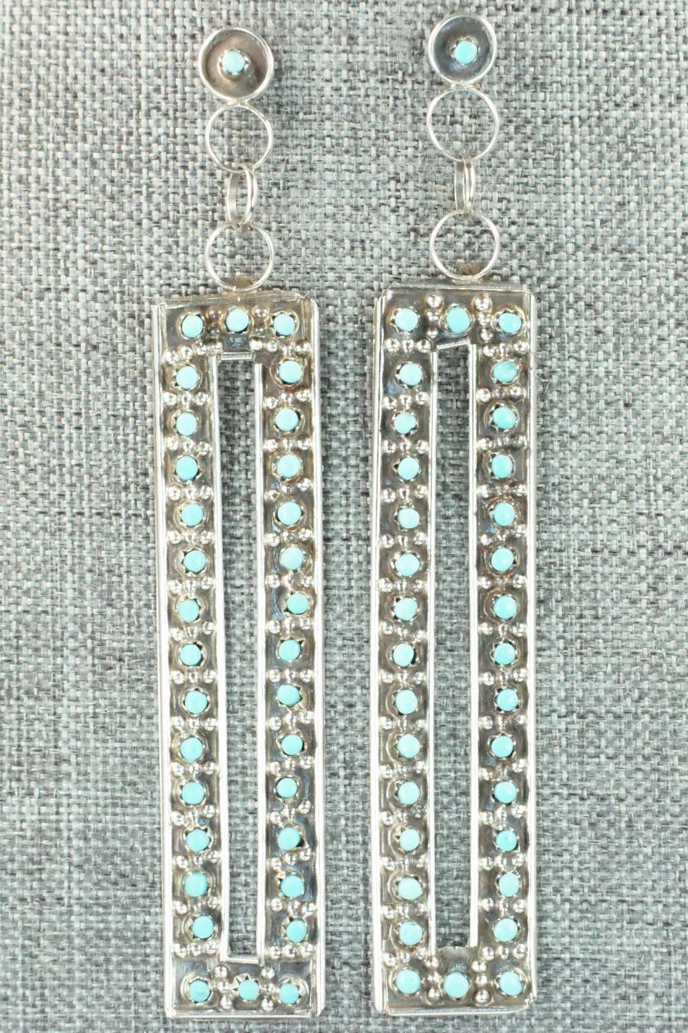Turquoise & Sterling Silver Earrings - Joanne Cheama