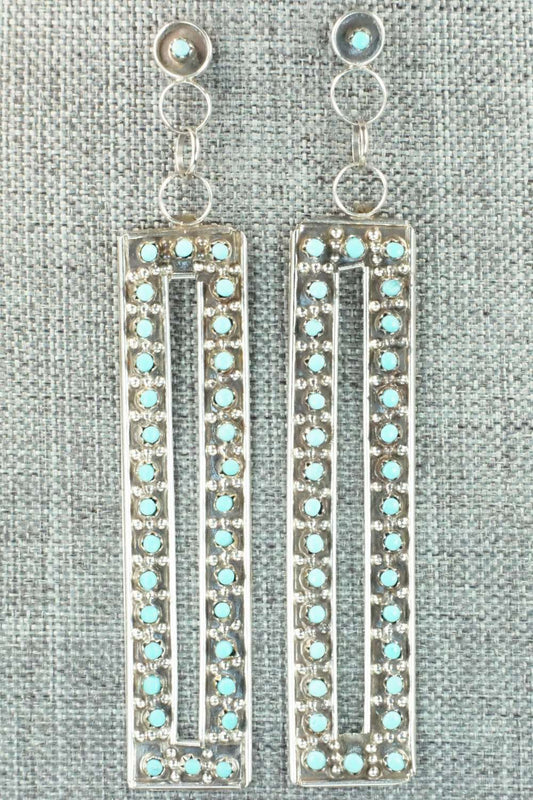 Turquoise & Sterling Silver Earrings - Joanne Cheama