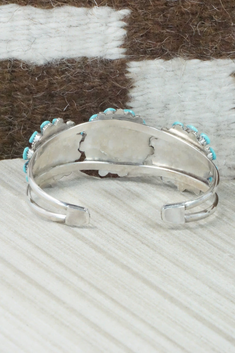 Turquoise & Sterling Silver Bracelet - Merlinda Chavez