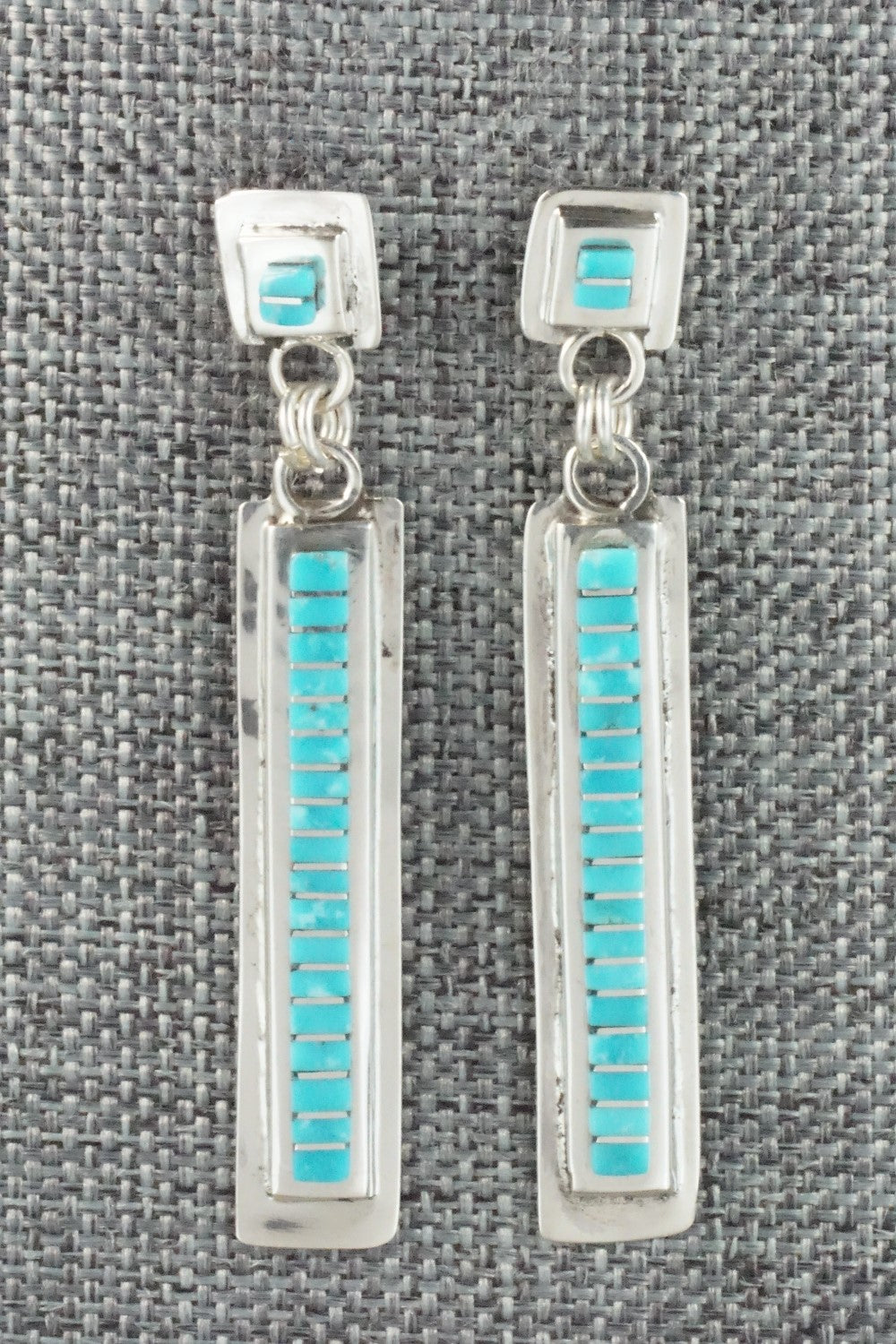 Turquoise & Sterling Silver Earrings - Janelle Shebola