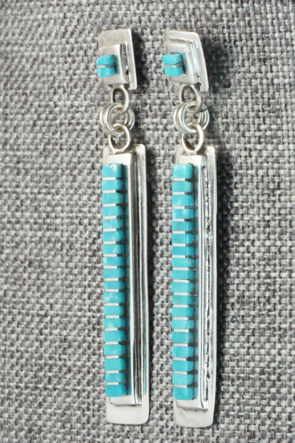 Turquoise & Sterling Silver Earrings - Janelle Shebola